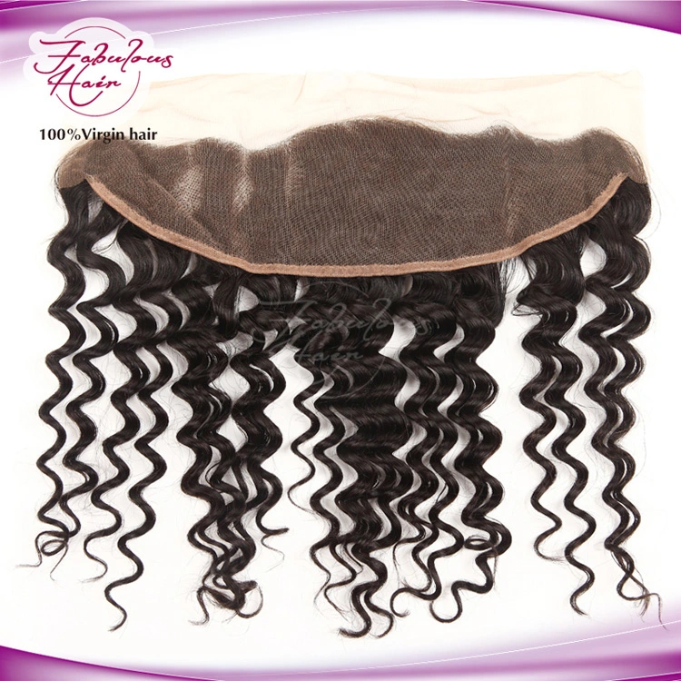 Lace Frontal Human Hair Deep Wave 13*4 Lace Hair Frontals